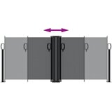  Uvlačiva bočna tenda 100 x 1000 cm crna | shoptok.hr