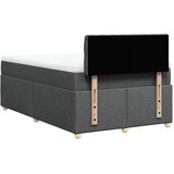  Krevet box spring s madracem tamnosivi 120 x 190 cm tkanina | shoptok.hr