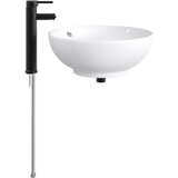  Umivaonik za kupaonicu Mat Crna 44 x 44 x 16 cm Metal | shoptok.hr