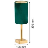  Argon 8108 - Stona lampa ABRUZZO 1xE14/7W/230V mesing/zelena | Eponuda.com