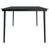  7-dijelni vrtni blagovaonski set sivo-crni | shoptok.hr