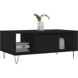  Stolić za kavu crni 90 x 50 x 36,5 cm od konstruiranog drva | shoptok.hr