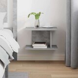  Nočna omarica Betonsko siva 40 x 30 x 25 cm Konstruiran les, (5000136996) | Shoptok.si