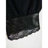 Sinsay Pamučna bluza s čipkom | shoptok.hr