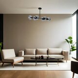 Opviq yeni favori 6 Lı siyah Füme Camlı avize blackfume chandelier | ePonuda.com