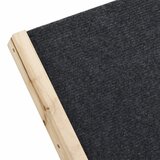  Rampa za pse siva 100 x 40 cm od masivne jelovine | Eponuda.com