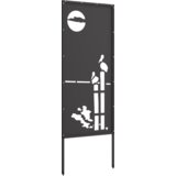  Privatnost u vrtu Crna 50 x 140 cm Hladno valjana čelična | shoptok.hr
