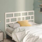  Uzglavlje za krevet bijelo 156 x 4 x 100 cm od masivne borovine | Eponuda.com