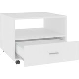  Stolić za kavu bijeli 55x55x40 cm od konstruiranog drva | shoptok.hr
