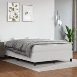 Maison Chic Box spring postelja - Vzmetna postelja z vzmetnico bel 140x190 cm umetno usnje SL19037, (21894017) | Shoptok.si