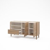 Marckeric Komoda u dekoru hrasta u prirodnoj boji 141x75,5x44 cm Monza – | shoptok.hr