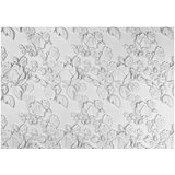  Tapeta - White ornament: roses 100x70 | shoptok.hr