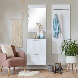 Mömax Garderobna Omara Auris, Bela, Hrast | Shoptok.si