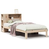 vidaXL Knjižna postelja brez vzmetnice 90x200 cm trdna borovina | Shoptok.si