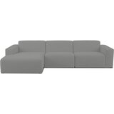 Scandic Siva kotna sedežna garnitura iz tkanine bouclé (levi kot) Roxy – | Shoptok.si
