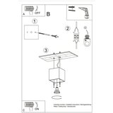 Nice Lamps Tamno sivi reflektor 10x10 cm Geo – | shoptok.hr