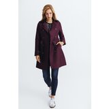 Legendww zenski bordo mantil sa pojasom | ePonuda.com