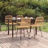  5-dijelni vrtni blagovaonski set od poliratana | shoptok.hr