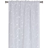  Gotove zavjese Tella bijela cvijeće 140x250 cm Cijene