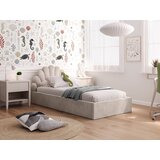  Tapecirani dječji krevet 90x200 s okvirom školjka | shoptok.hr