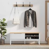  Klupa za hodnik s ladicama FLORO Bijelo 115 x 40 x 45 cm | Eponuda.ba