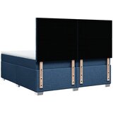  Krevet s oprugama i madracem plavi 200 x 200 cm od tkanine | shoptok.hr