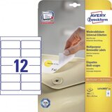 Avery Zweckform Odstranljive univerzalne etikete 99,1 x 42,3 mm Cene