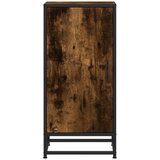 vidaXL Komoda boja hrasta 35,5x35x76 cm konstruirano drvo i metal | shoptok.hr