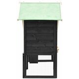  Kavez za zečeve sivo-bijeli 140 x 63 x 120 cm masivna jelovina | shoptok.hr