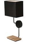 Candellux keto zidna lampa crna 1X40W E14 crna abažur sa prekidačem Cene