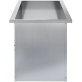  Vrtna posuda za sadnju s LED svjetlom 2 kom. Srebrna - Pocinčani čelik 40 x 100 x 40 cm 2 | shoptok.hr