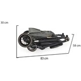 Cangaroo kolica za bebe do 22kg buggy grey, 0m+ | ePonuda.com
