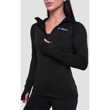 GymBeam ženska majica za trčanje 1/2 zip black