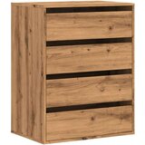  Kutna komoda s ladicama boja artisian hrast 60x41x76 cm drveni | shoptok.hr