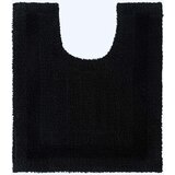 HOMESCAPES preproga contour wc iz bombaža, 50 x 55 cm – črna, (5000165934) | Shoptok.si