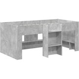  Kreveta za visoko spavanje djece 2 pcs Beton Konstruirano drvo - Betonska siva 80 x 160 cm | shoptok.hr