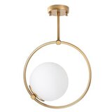 Opviq Stropna svjetiljka u zlatnoj boji sa staklenim sjenilom 39x26 cm Dolunay – | shoptok.hr