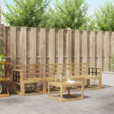  Set vanjskih sofa 5 kom. Bijela Čvrsto drvo akacije | shoptok.hr