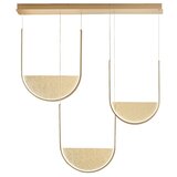  Ondaluce - LED prigušiva luster na sajli LOTUS LED/70W/230V zlatni | Eponuda.com