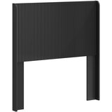  Uzglavlje Crna Konstruirano drvo 90 cm | Shoptok.si