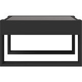 Stolić za kavu s beskonačnim LED svjetlima crni 50x53x30 cm | shoptok.hr