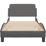  Okvir za krevet Dover sivi 80 x 200 cm od umjetne kože | shoptok.hr