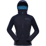 Alpine pro Women's softshell jacket with membrane LANCA mood indigo