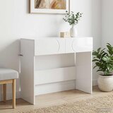  Konzolna stolica Bijela visokog sjaja 96,5 x 38 x 75 cm | shoptok.hr