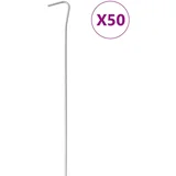 vidaXL Klini za šotor 50 kosov 23 cm Ø6 mm pocinkano jeklo