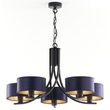 Jupiter 2101 - Luster na lancu ARTHUR 5xE27/15W/230V plave/crne boje Cene