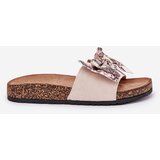 Boto Ladies sandals with bow on cork platform beige Lisandrea | shoptok.hr