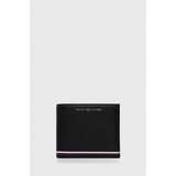Tommy Hilfiger Usnjena denarnica moški, črna barva | Shoptok.si