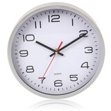 TIMMLUX stenska ura 19,5cm s srebrnim robom Cene
