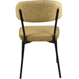 Hom`in stol, les, kovina, tekstil rumena | Shoptok.si